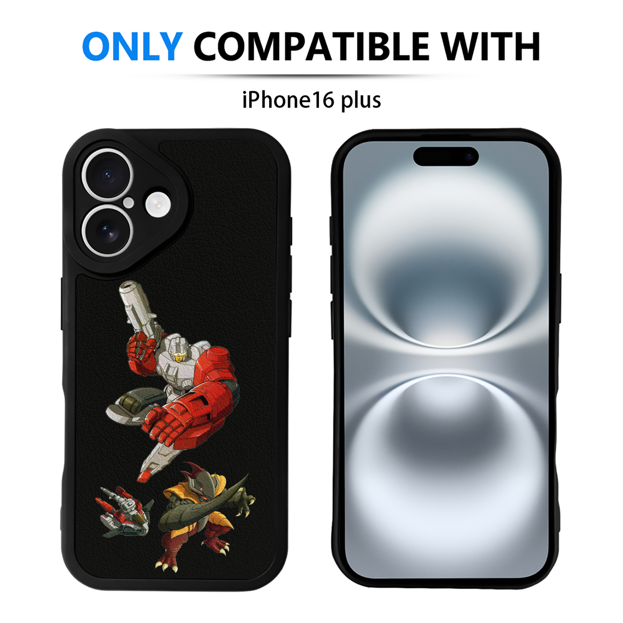 （画像用）  【iPhone 16シリーズ対応】シリコンスマホケース（レザー調） 材質：シリコン